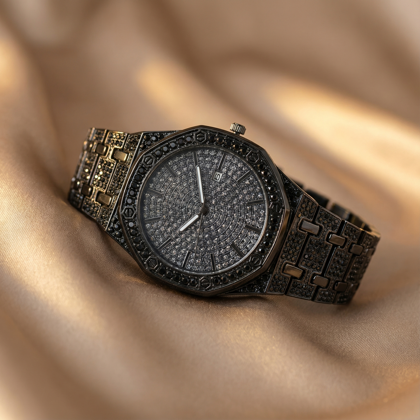 Stainless Steel Watch | Refined Marble-Inspired Dial Design | Women's Timeless Accessory